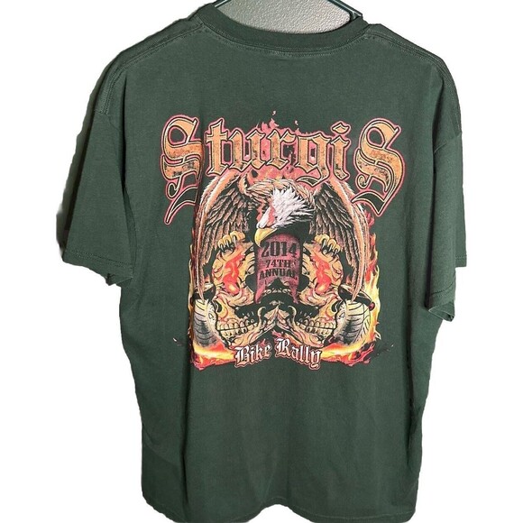 Sturgis 2014 Bike Week Motorcycle Rally T Shirt - Picture 2 of 3